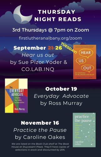 Thursday Night Reads - Fall poster (11 × 17 in) (1)